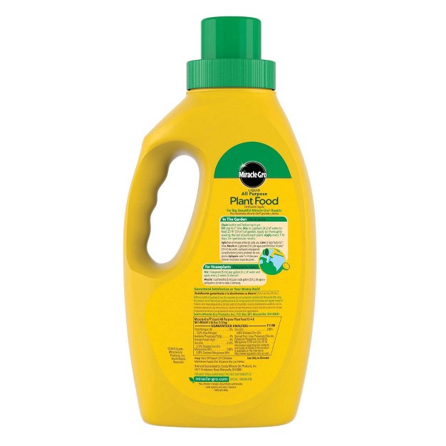 Miracle gro 32oz Liquid All Purpose Plant Food Concentrate