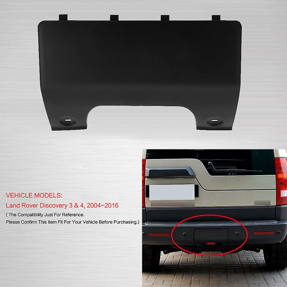 Rear Bumper Towing Eye Hook Cover With Clips For Land Rover Lr3 Discovery 3 Lr4 Discovery 4 05-12 Dpo500011pcl Black