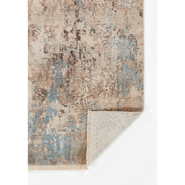 2 x27 x3 x27 Izmir Accent Rug Beige blue Momeni