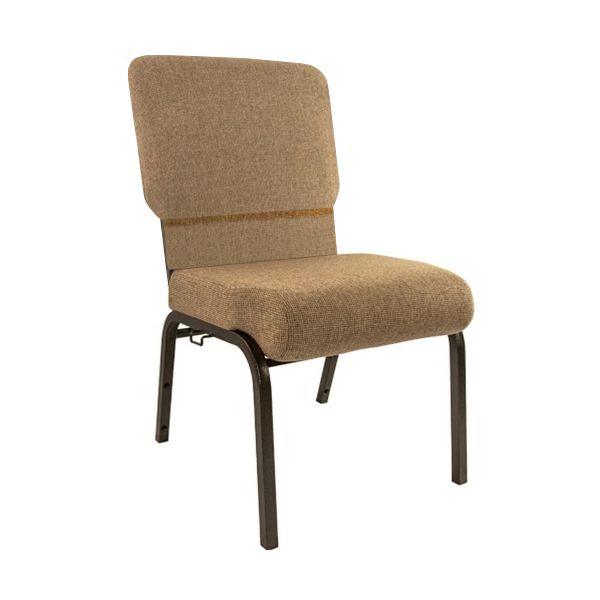 Advantage Mixed Tan Church Chair 20.5 in. Wide