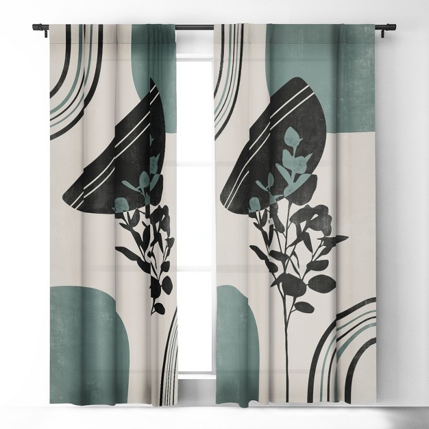 1pc Blackout Window Curtain Panel Deny Designs