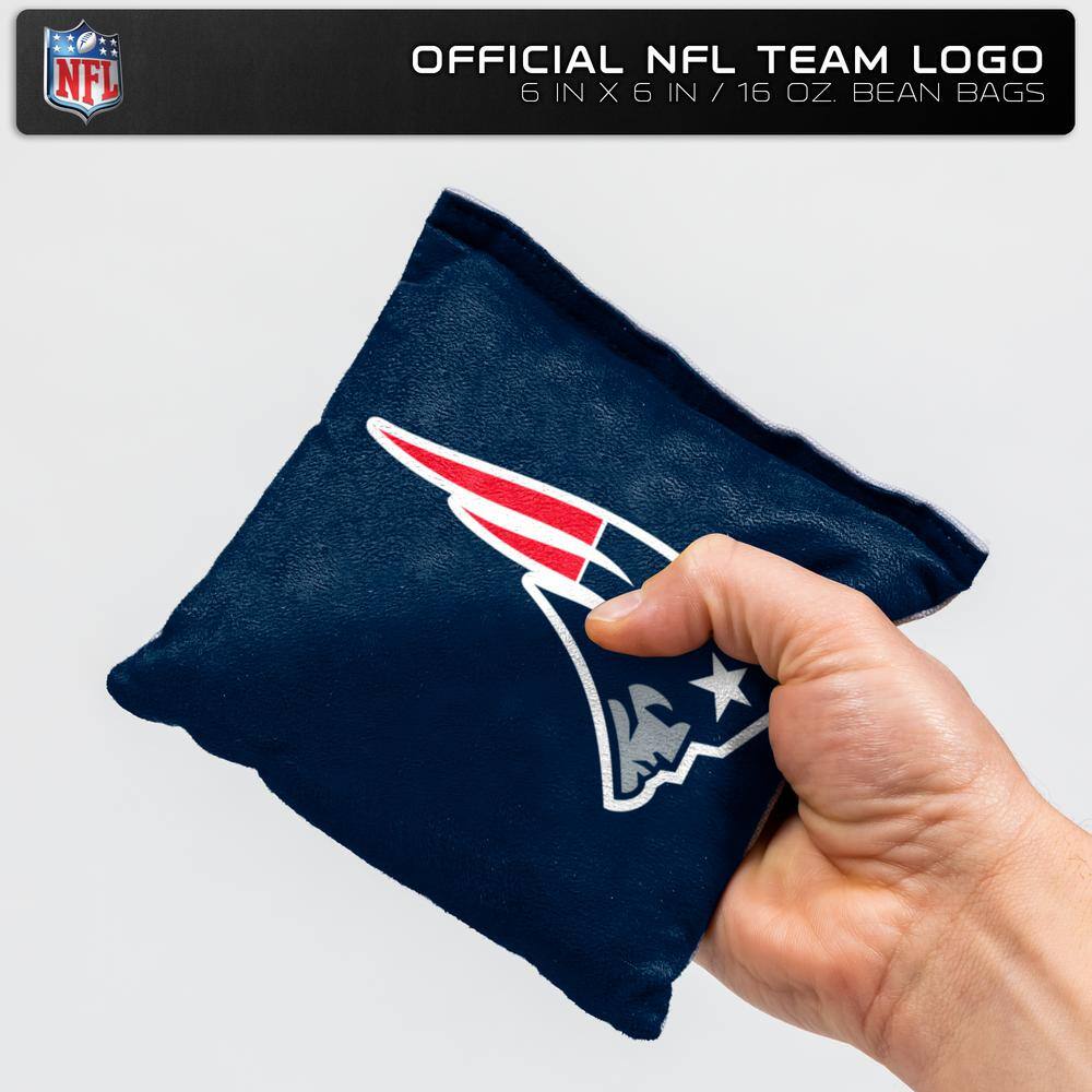 Wild Sports New England Patriots 16 oz. Dual-Sided Bean Bags (8-Pack) 1-16188-SS118D