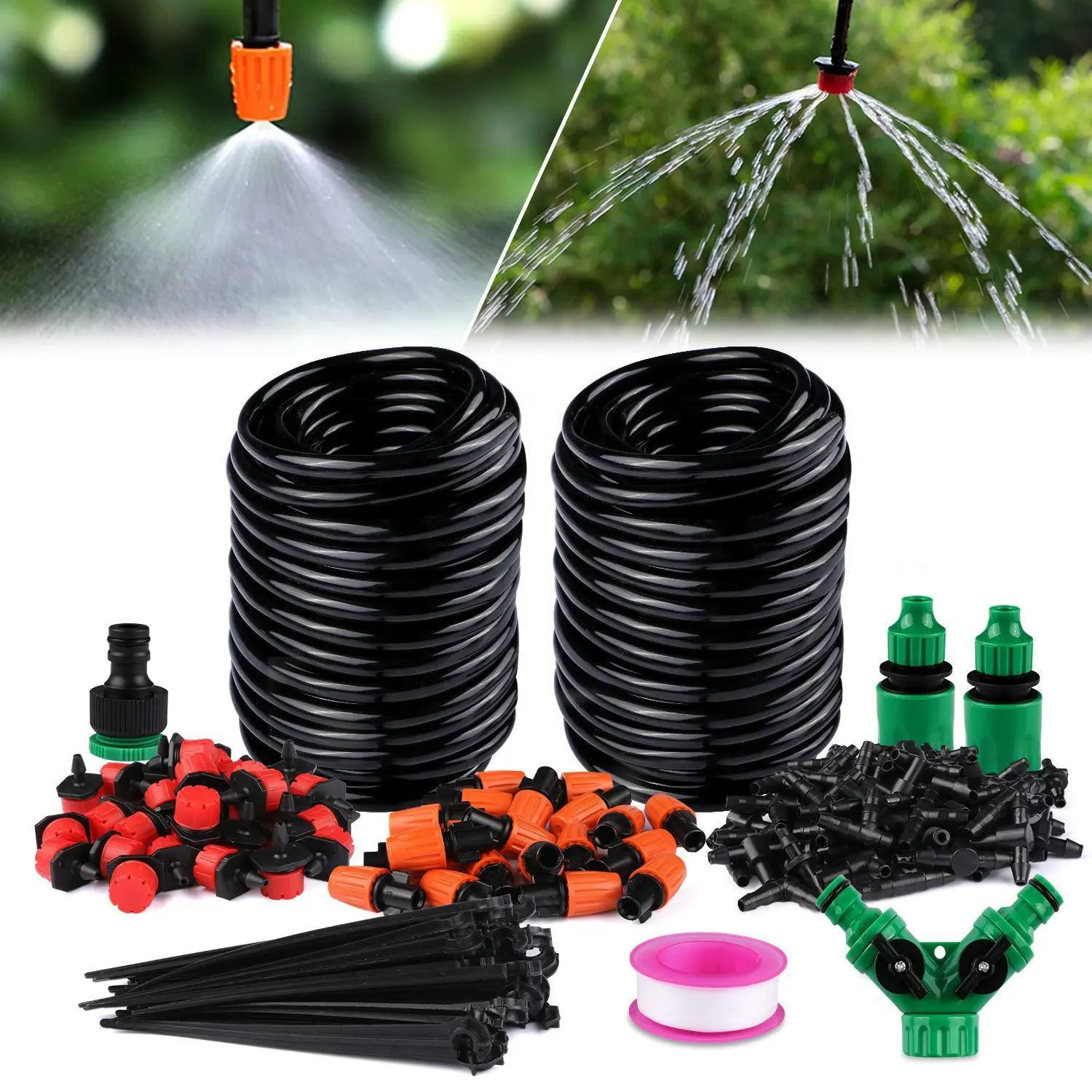 Titans Factory supply  Garden Watering Cooling Drip Irrigation Kits System Mist Self Drip Irrigation