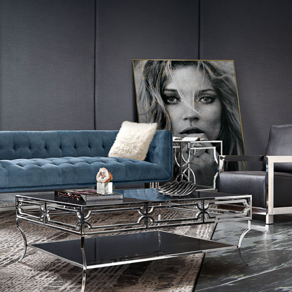 Avalon Cocktail Table  Gray   Contemporary   Coffee Tables   by AMOC  Houzz