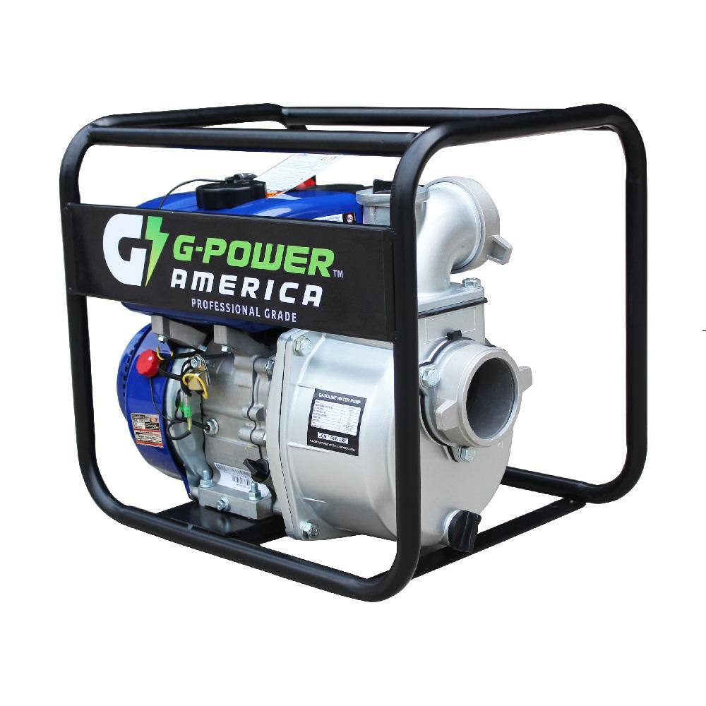 7 HP 3 in. Gas Semi-TrashWater Pump with 208cc7 HP LCT Commercial Grade Professional Engine 227.3 GPM GNP30C