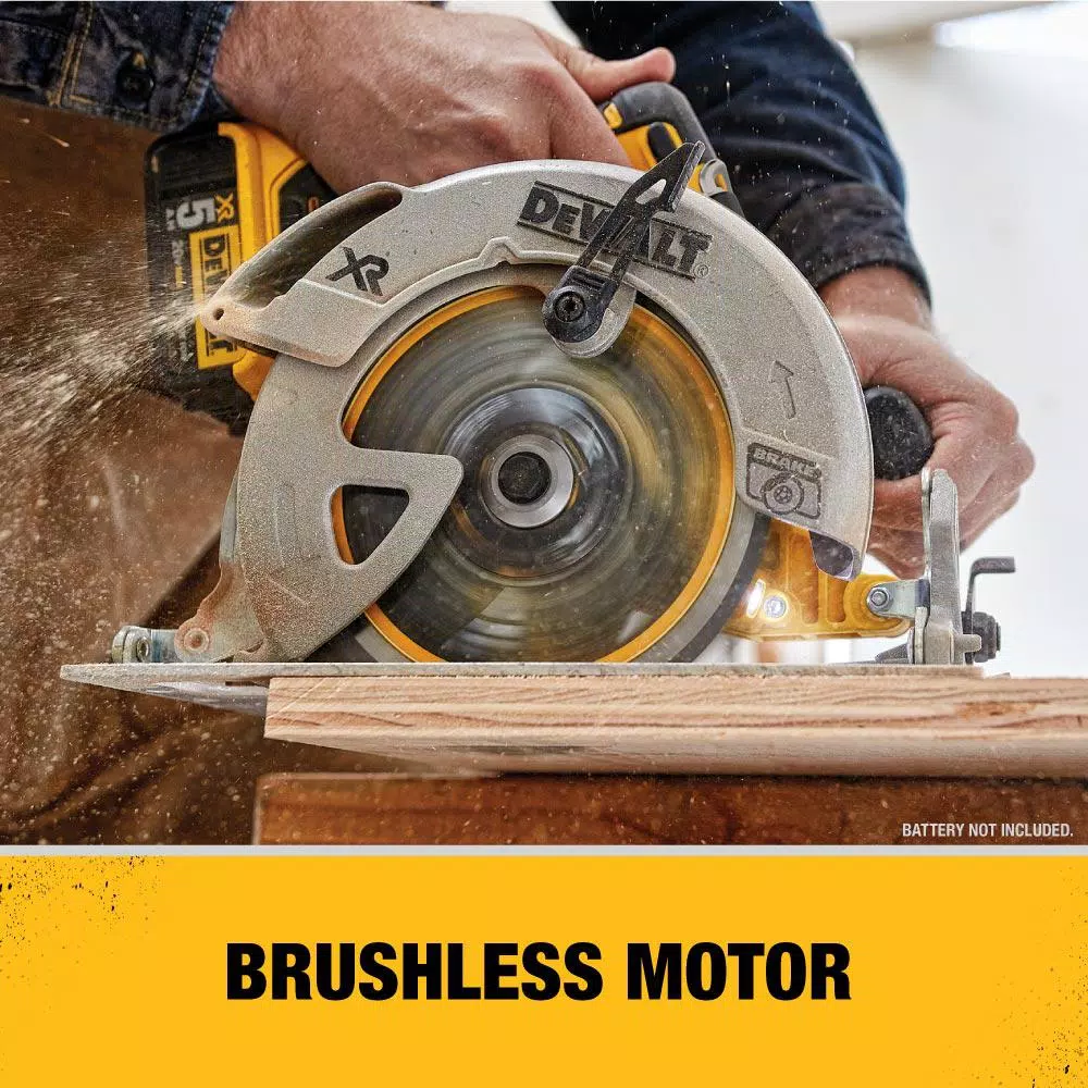 DEWALT 20-Volt MAX XR Cordless Brushless 7-1/4 in. Circular Saw with 4-1/2 in. Grinder and (1) 20-Volt Battery 4.0Ah and#8211; XDC Depot