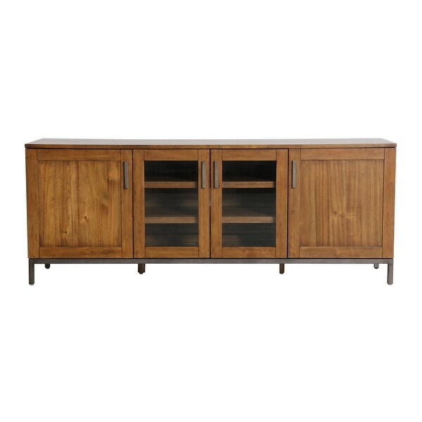 Abbyson Marty 72 Inch Wood Media Console - 72 Inch