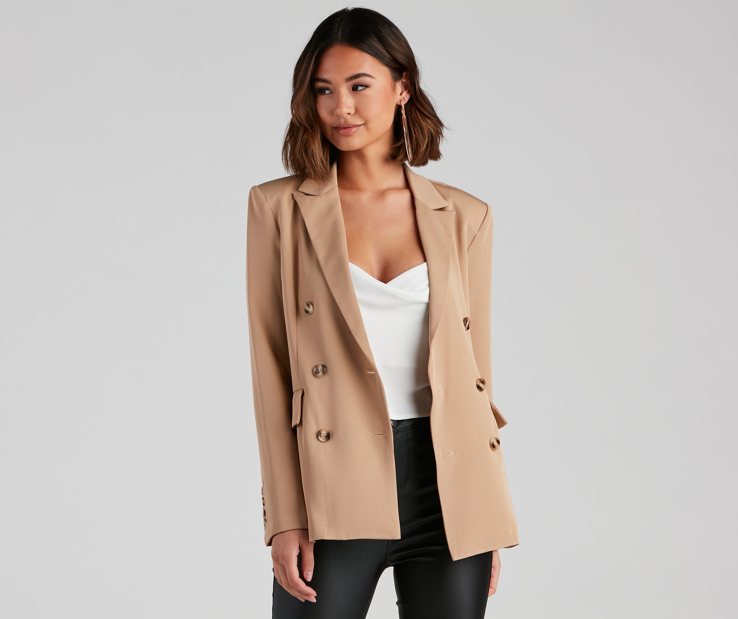 Working Girl Double Breast Blazer