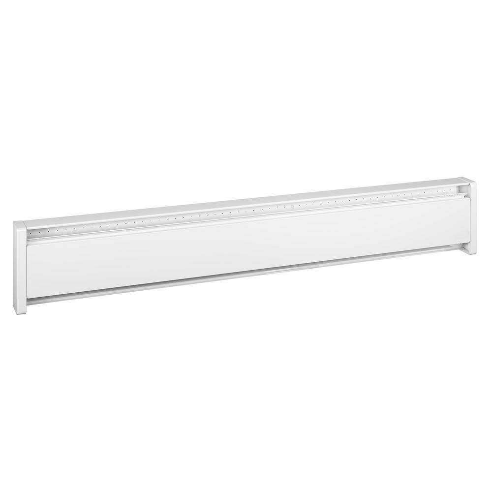 Cadet 59 in. 120-volt 1000-watt SoftHeat Hydronic Electric Baseboard Heater in White EBHN1000-1W