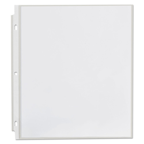 Universal Top-Load Poly Sheet Protectors， Nonglare， Economy， Letter， 200/Box (21127)