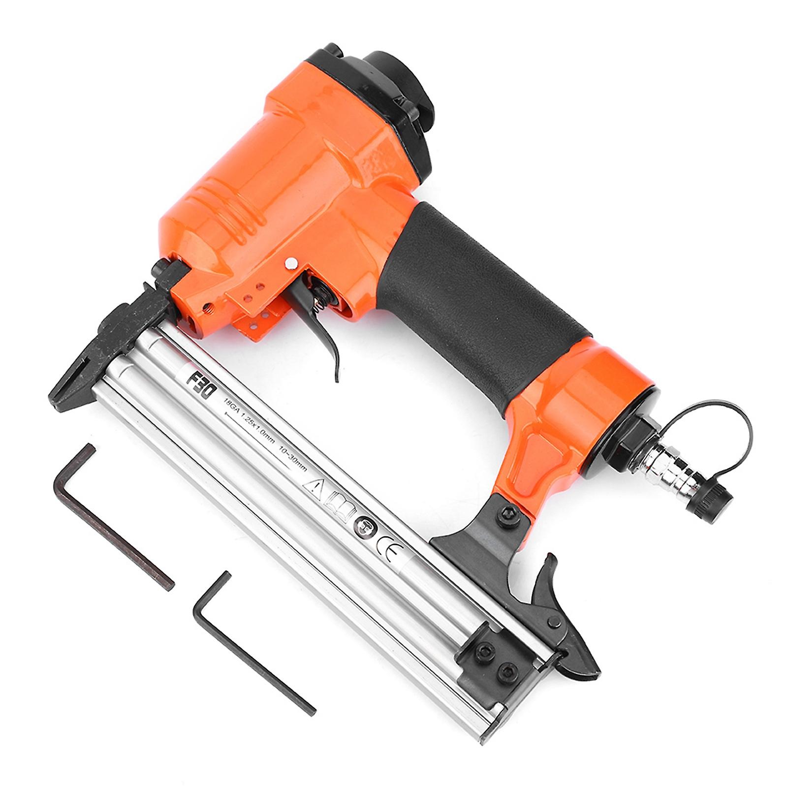 Industrial Grade Air Brad Nailer F30 Pneumatic Straight Nail Gun Stapler