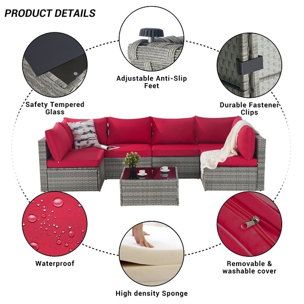 Modular PE Rattan Sofa Set