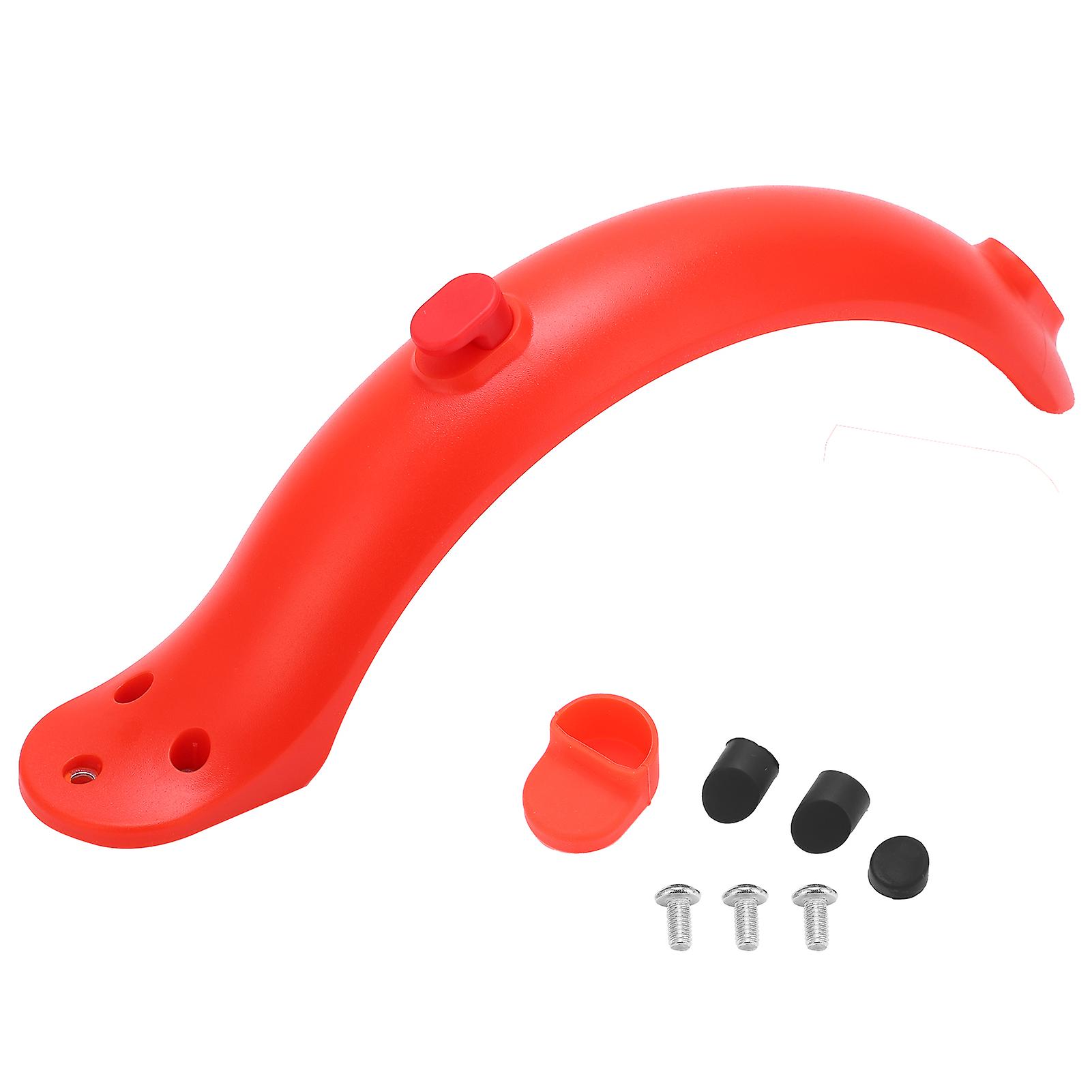 Electric Scooter Rear Fender Mugguard With Hook And Screws For Xiaomi Mijia M365 Accessoriesred