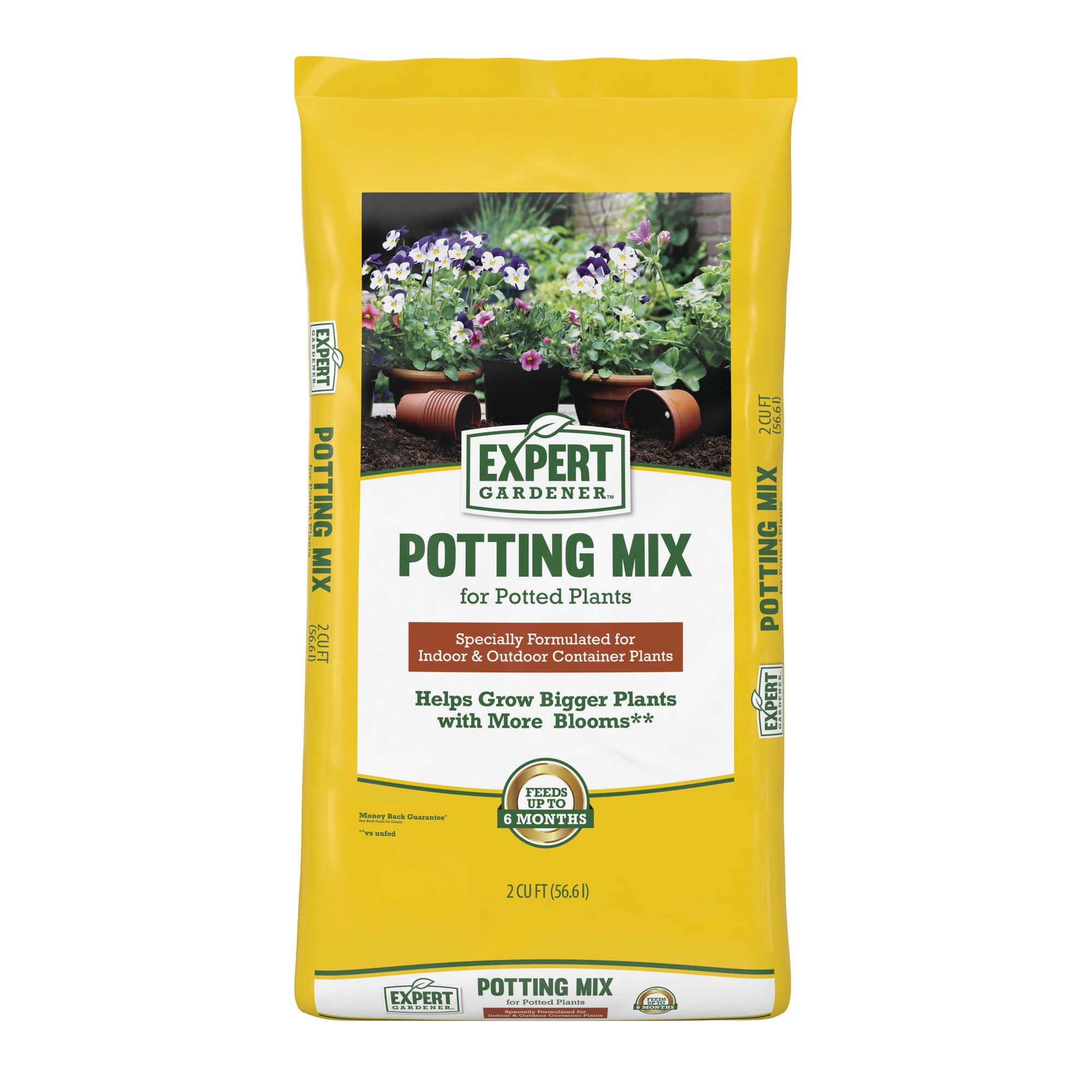 Expert Gardener Potting Mix for Indoor & Outdoor Potted Plants, 2 Cu. ft.