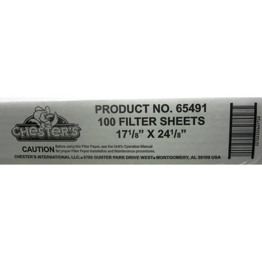 Chester's 17.125 Inch X 24.125 Inch Filter Sheet  ...