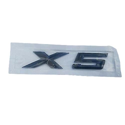 Bmw x5 rear lettering for lid trunk， badge， emblem， xdrive series， matt black