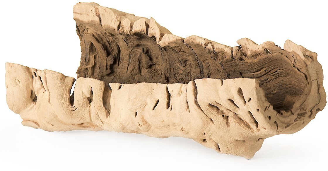 Galapagos Hollow Hide Grapevine Cave Reptile Terrarium Accessory， 10-14-in