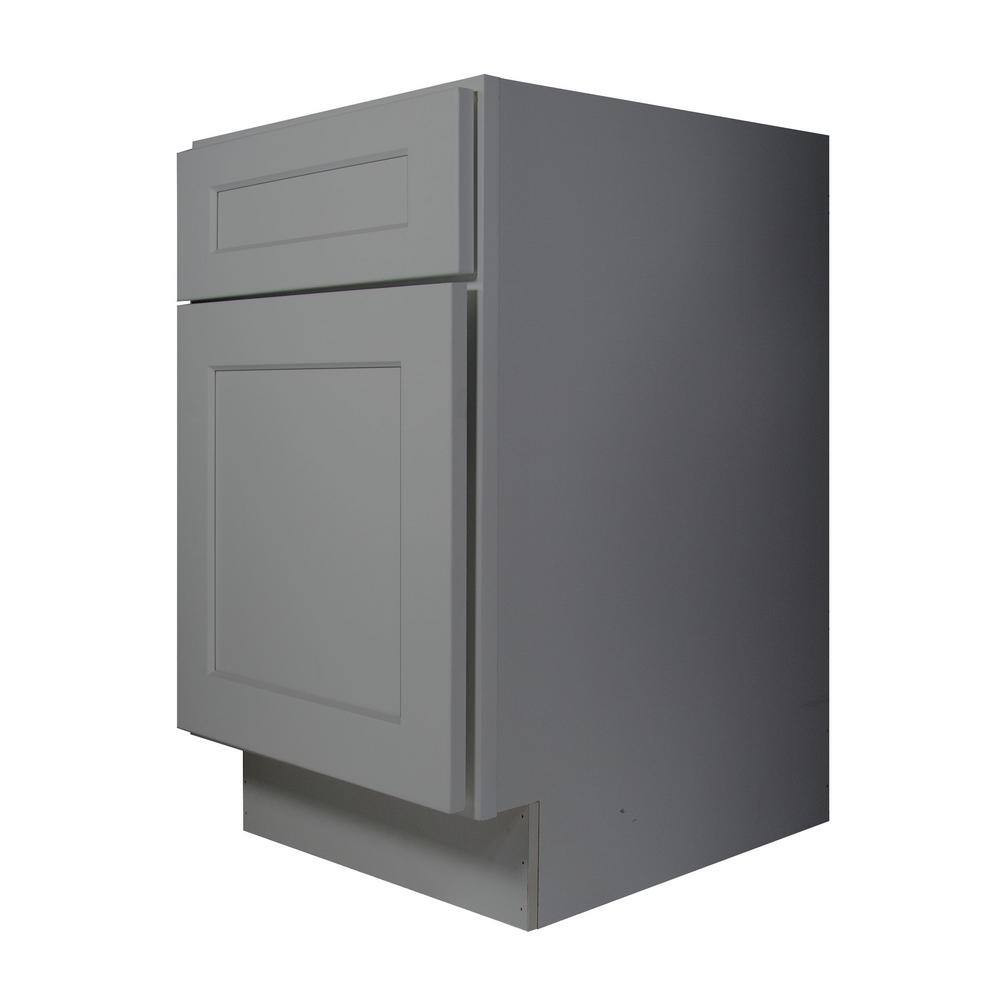 HOMEIBRO Shaker Style Ready to Assemble 2-Drawer File Base Cabinet 18 in. W x 29-12 in. H x 21 in. D HD-SG-DFB18