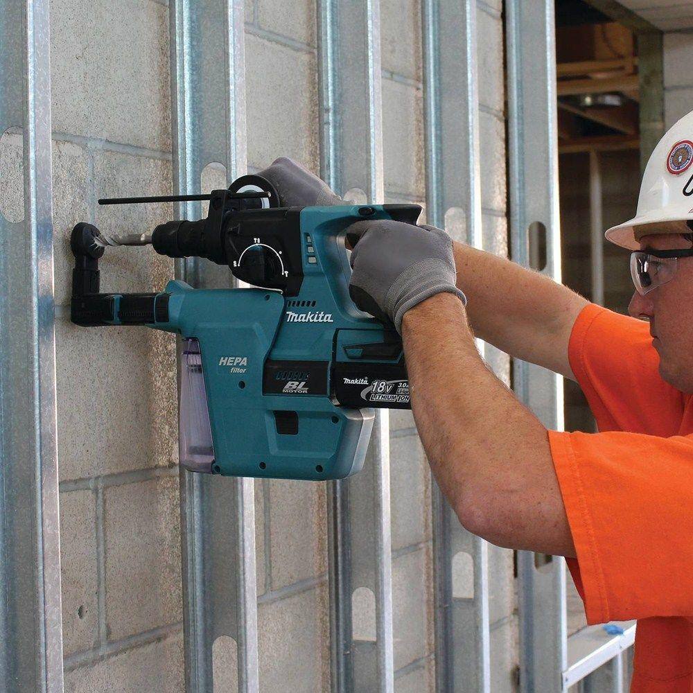 Makita 18V LXT Lithium-Ion 1 in. Brushless Cordless SDS-Plus ConcreteMasonry Rotary Hammer Drill (Tool-Only) XRH01Z