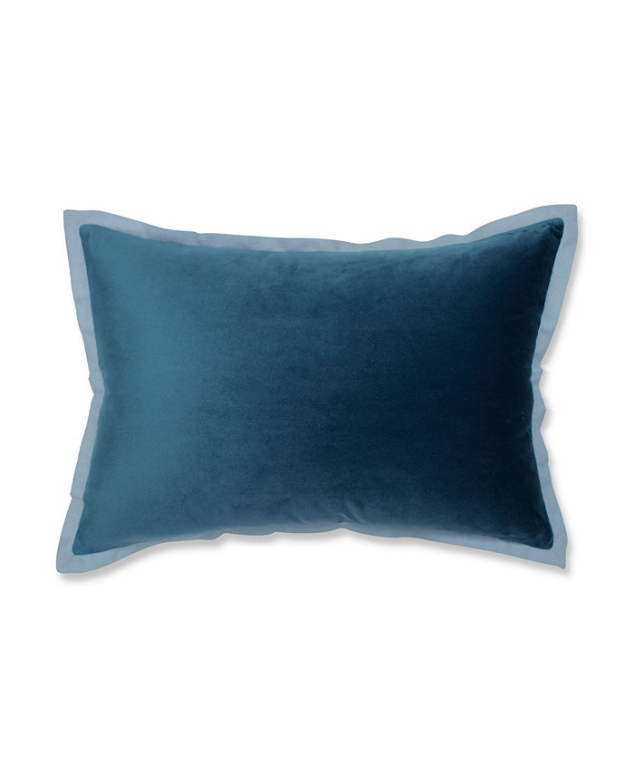 Pillow Perfect Velvet Flange Decorative Pillow， 12