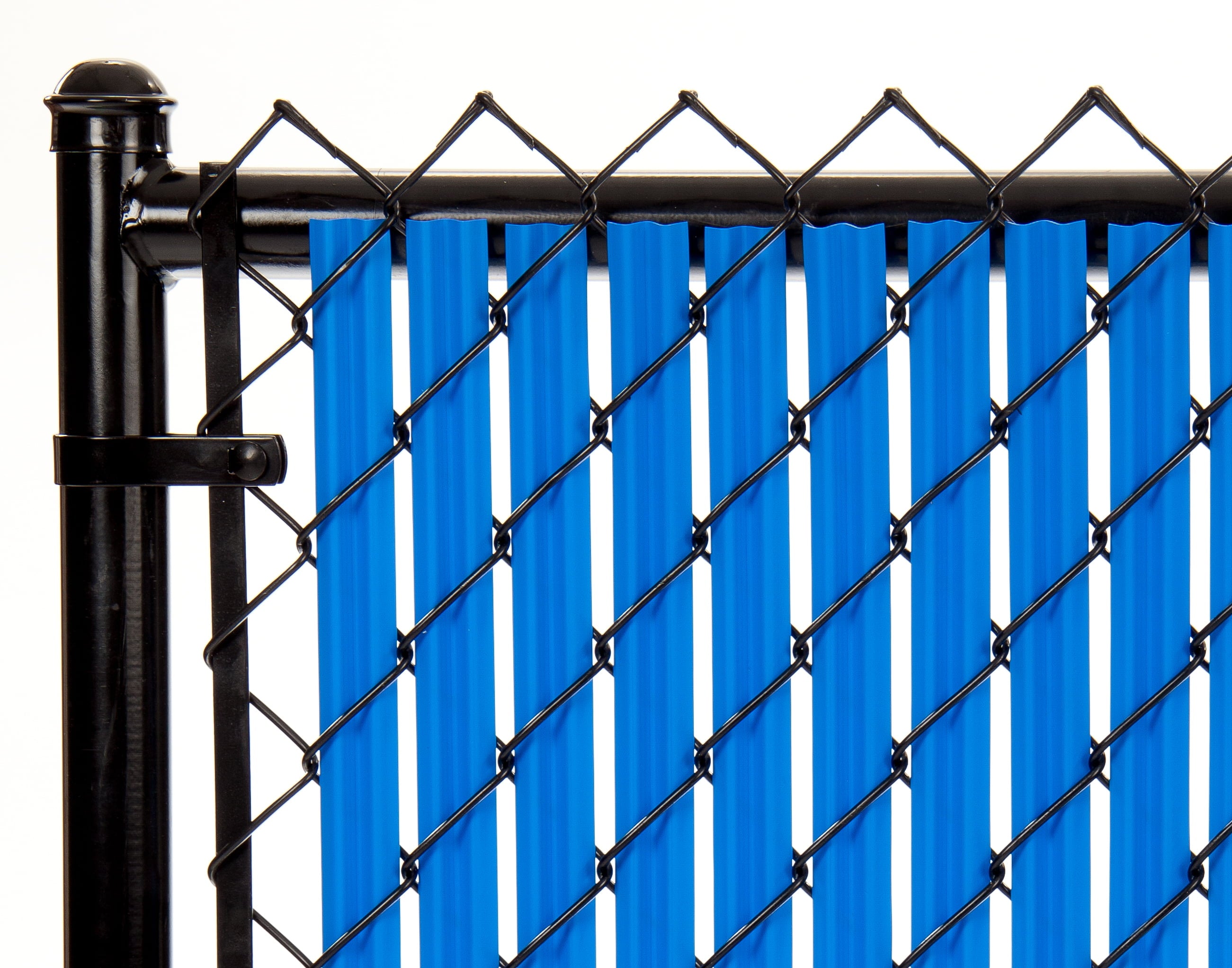 Royal Blue 3ft Ridged Slat for Chain Link Fence