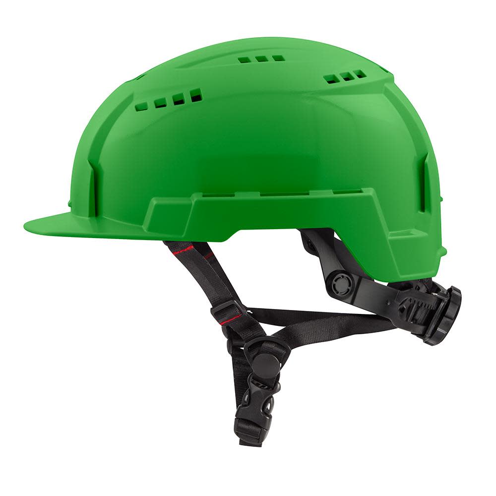 Milwaukee Green Front Brim Vented Helmet with BOLT Class C 48-73-1326 from Milwaukee