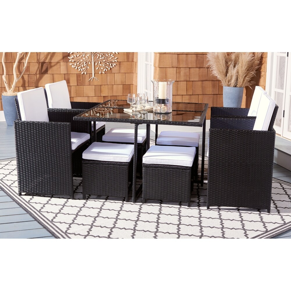 SAFAVIEH Outdoor Living Enerson 5 Piece Patio Dining Set.