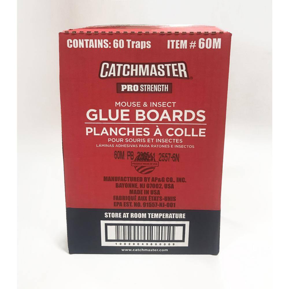 Catchmaster Mouse Size Bulk Glue Boards (Case of 60 ) 60M