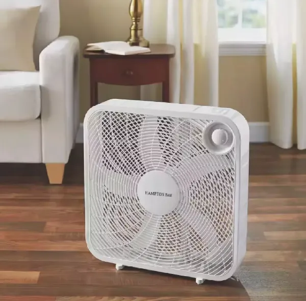 Hampton Bay 20 in. 3-Speed Indoor Box Fan in White FB50-16H
