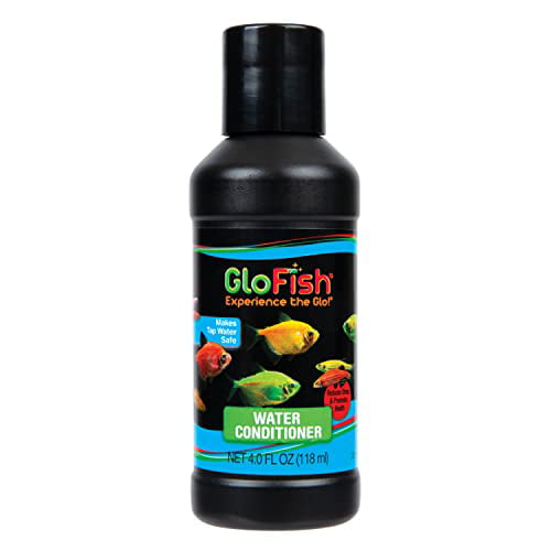 GloFish Water Conditioner 4 Ounces， Makes Tap Water Safe For Aquariums