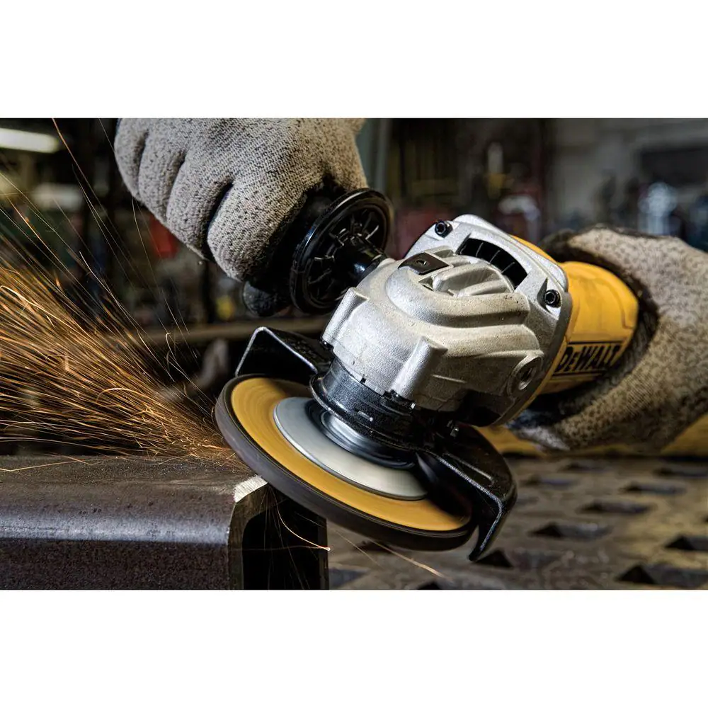 DEWALT DWE402W 11-Amp Corded 4-1/2 in. Small Angle Grinder