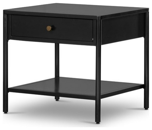 Batia End Table Black  Weathered Bronze   Modern   Side Tables And End Tables   by Virgil Stanis Design  Houzz