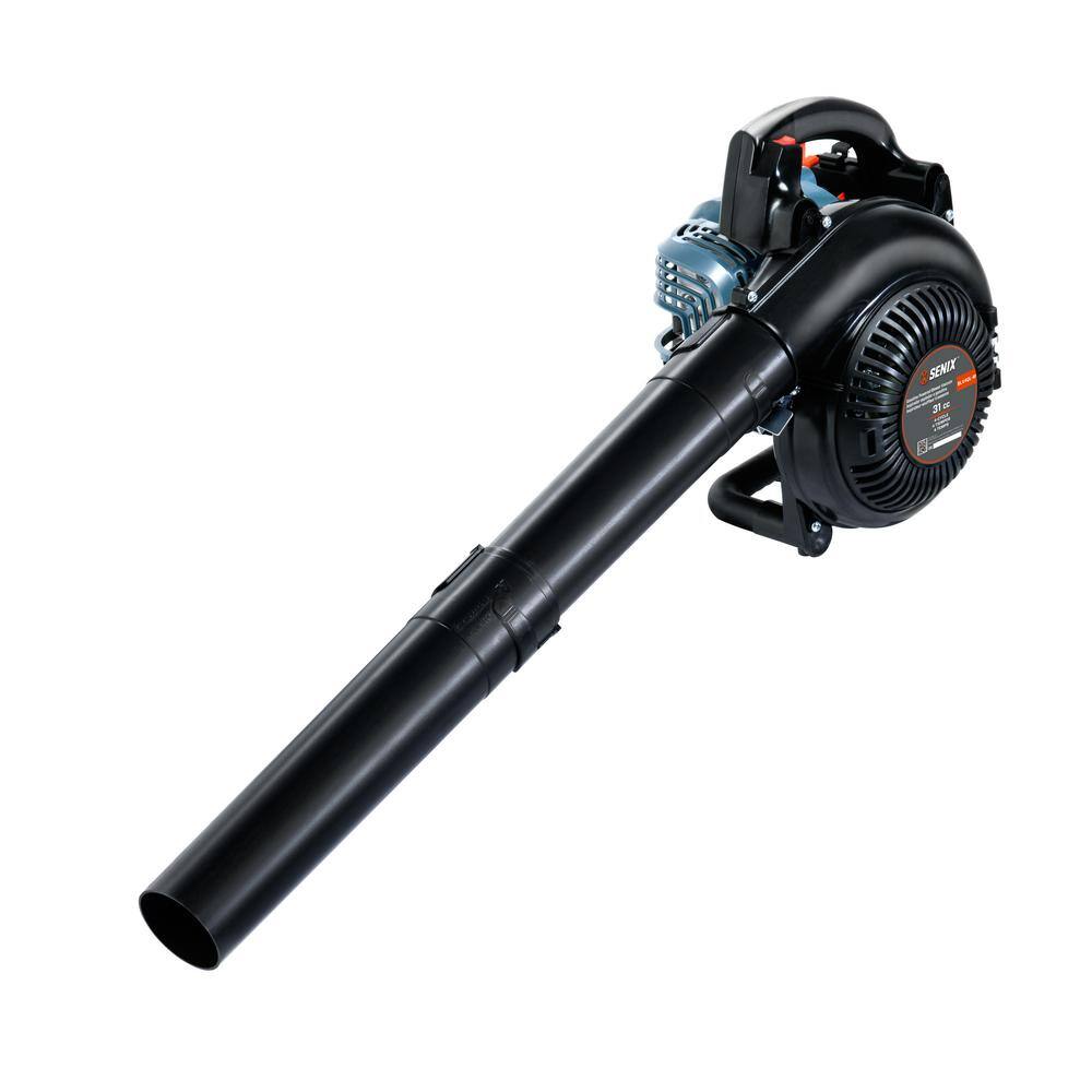 Senix 127 MPH 550 CFM 31 cc Gas 4-Cycle Handheld Leaf BlowerVacuumMulcher BLV4QL-M