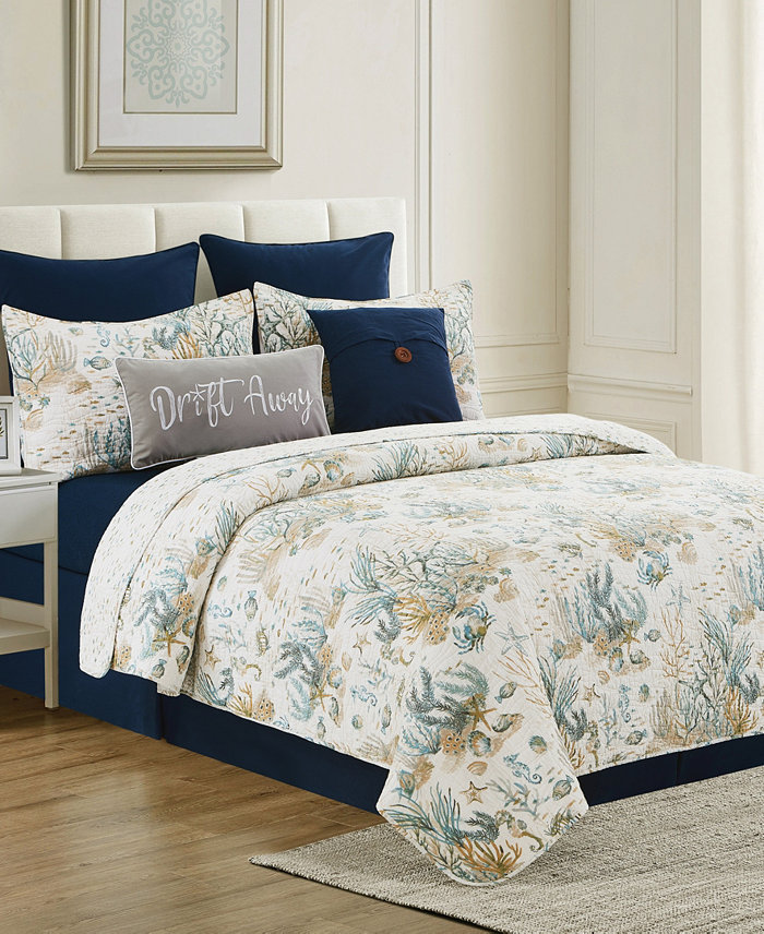 CandF Home Cerulean Shores Quilt Set Collection