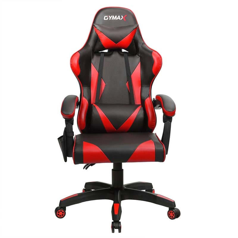 Massage Gaming Chair Recliner, Racing Computer Office Chair, Ergonomic High Back Swivel PC Game Chair with Headrest & Lumbar Support