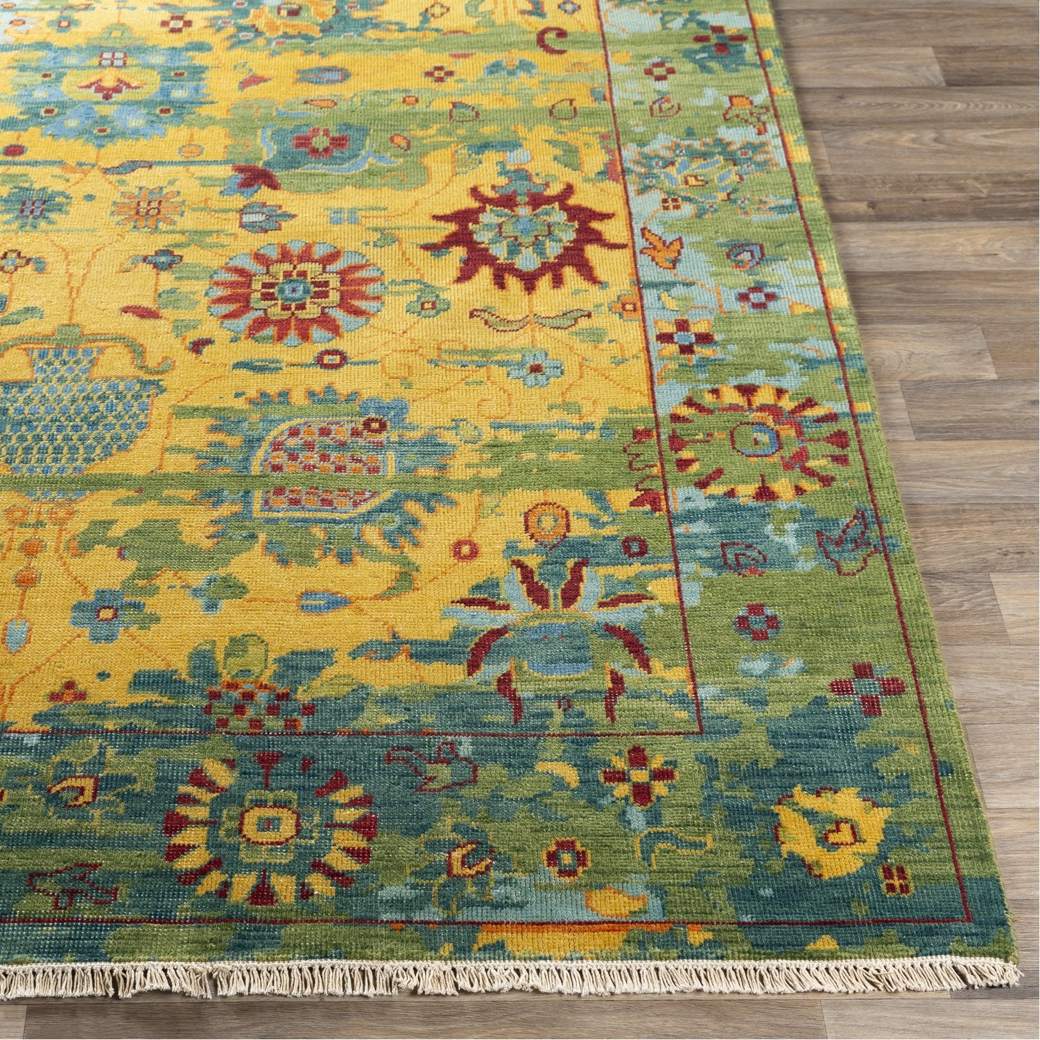 Festival rug in Bright and Grass