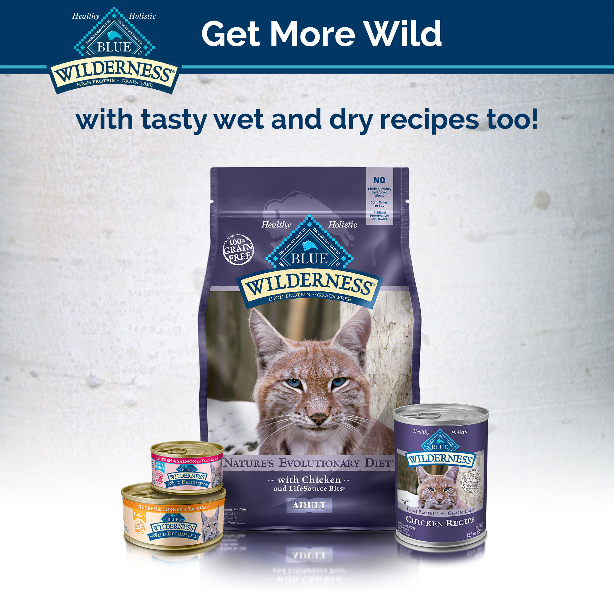 Blue Buffalo Blue Wilderness Chicken  Duck Cat Treats， 2 oz.