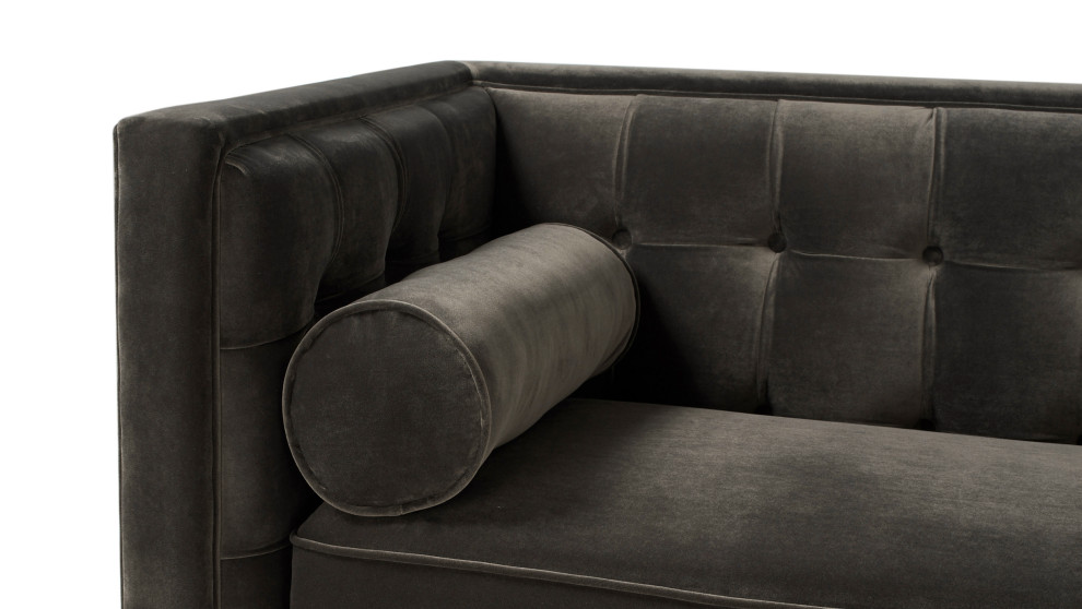 Jack 84 quotModern Tuxedo Tufted Sofa   Transitional   Sofas   by Jennifer Taylor Home  Houzz