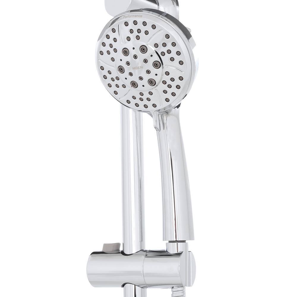 MOEN 4-Spray 4 in. Eco-Performance Handheld Handshower with Slidebar in Chrome 3669EP