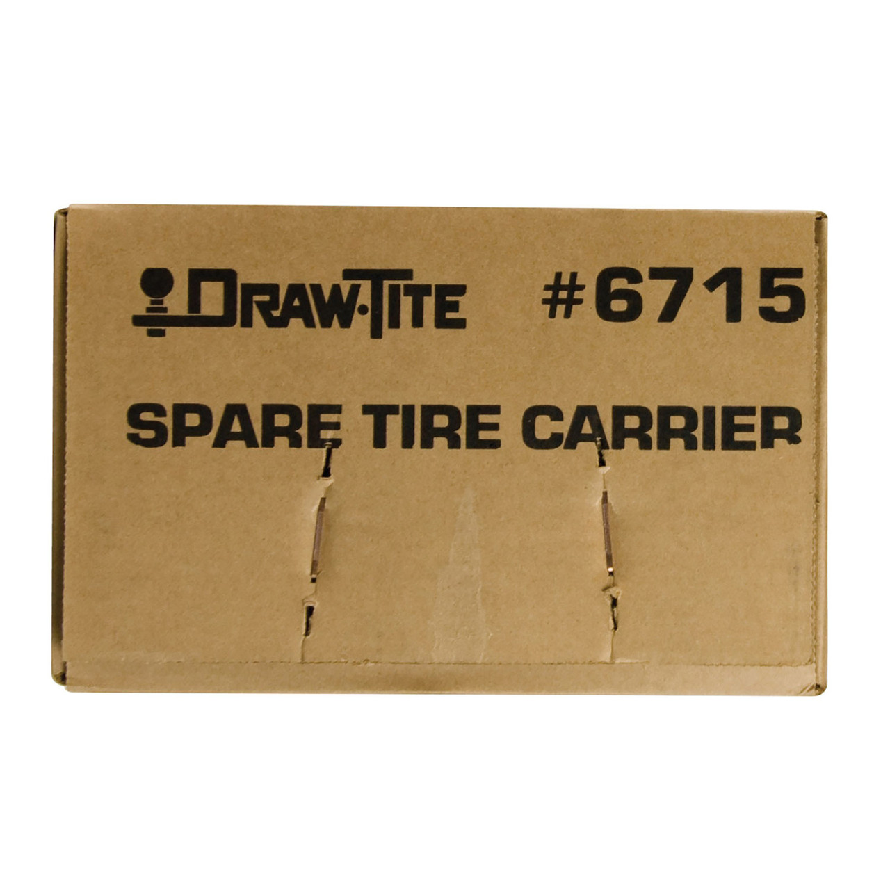 DrawTite Front Mount Receiver Accessory Spare Tire Carrier Fits 2 in Receiver 6715