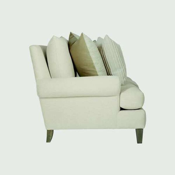 Isabella Cream and Walnut Sofa