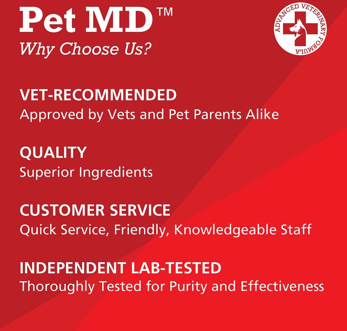 Pet MD Chlorhexidine Antiseptic Dog and Cat Wipes， 70 count