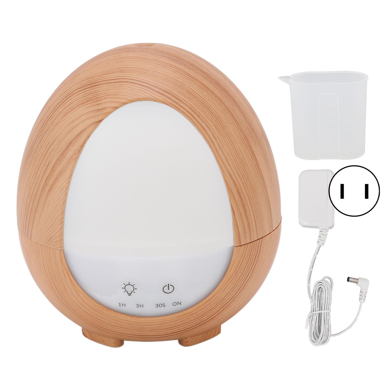 Desk Humidifier 200ml Colorful LED Aid Sleeping Auto Off 35db Quiet Aromatherapy Diffuser for Bedroom Office 100‑240V US Plug