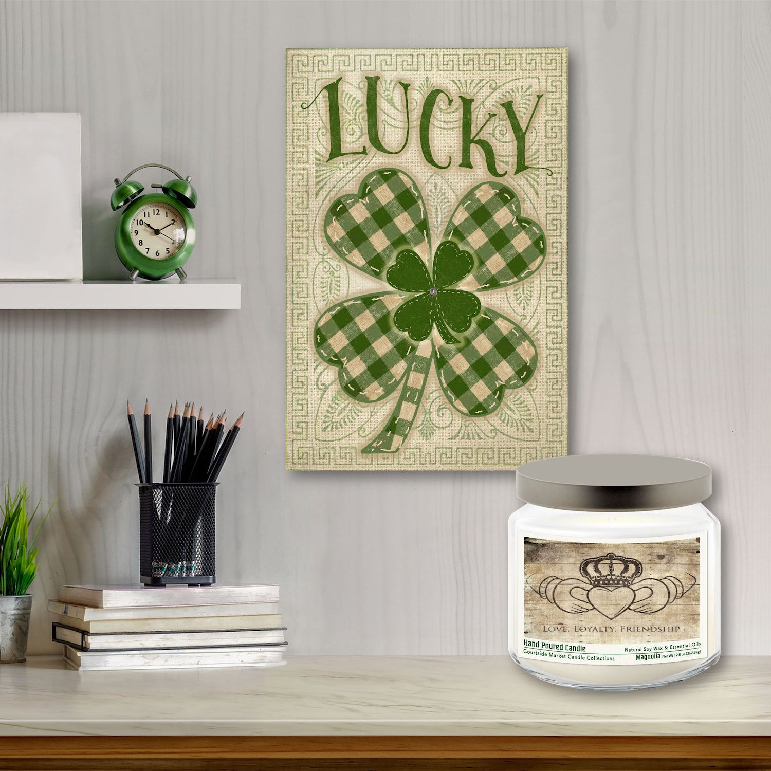 COURTSIDE MARKET Lucky Canvas Wall Art