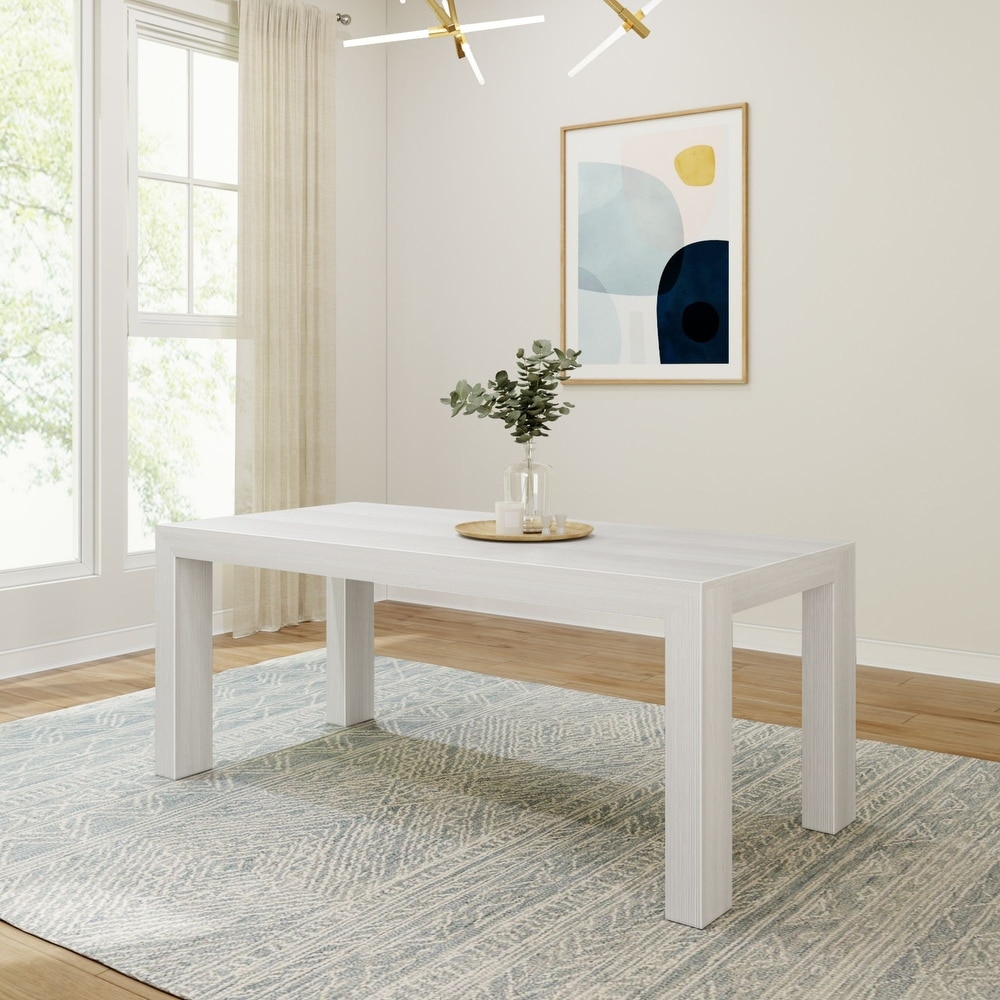 Plank and Beam Rectangular Modern Dining Table   72\