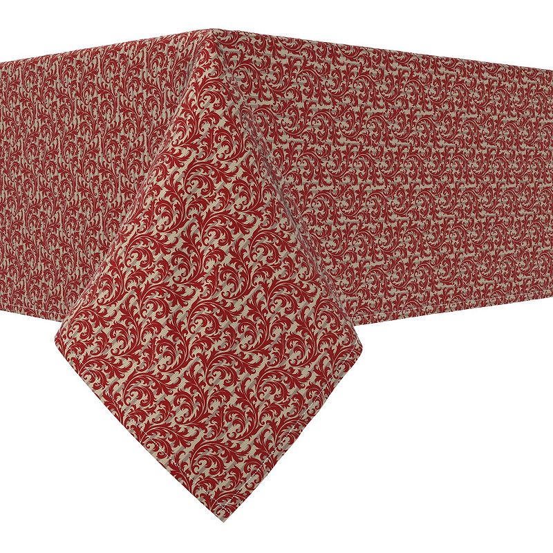 Rectangular Tablecloth， 100% Cotton， 52x104， Floral 158