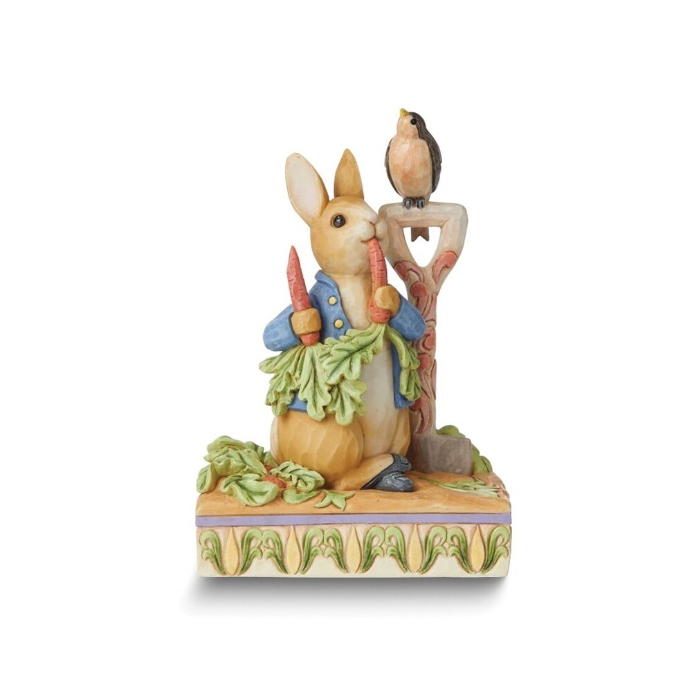 Curata The He Ate Some Radishes Peter Rabbit in Garden Figure