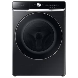  5 cu. ft. Smart High-Efficiency Front Load Washer with Smart Dial and OptiWash in Brushed Black WF50A8800AV