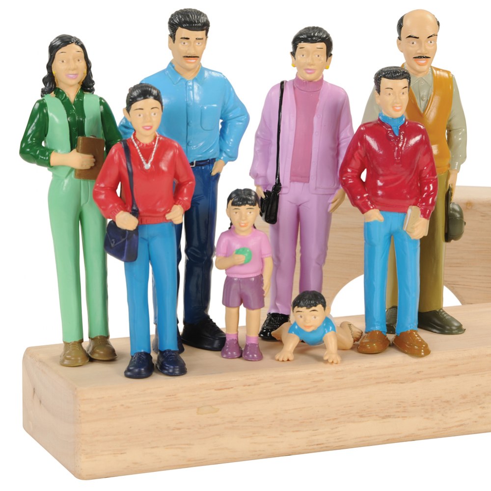 Latino Doll Family 8Pc