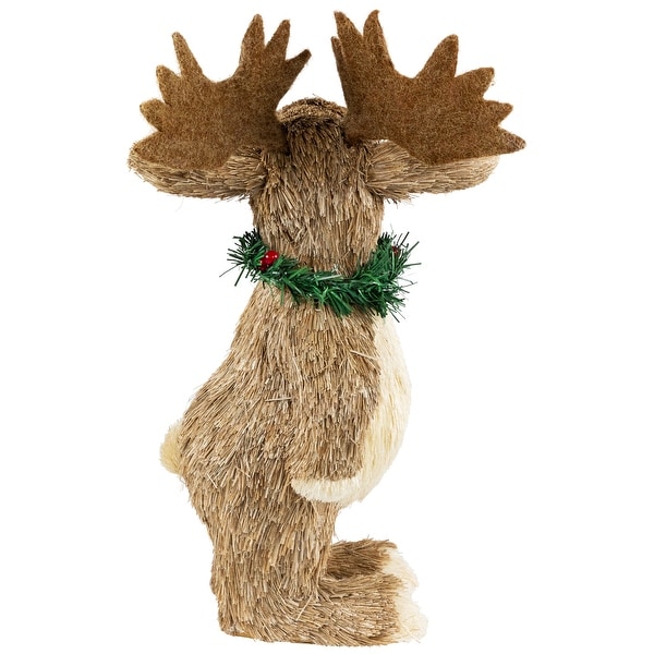 Woodland Standing Moose Christmas Figure